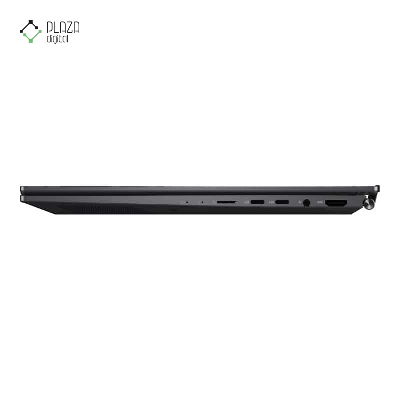 پورت های کناری لپ تاپ ایسوس 14 اینچی مدل Zenbook 14 UM3402YA R7 7730U 16GB 1TB SSD AMD Radeon Vega پلازا دیجیتال