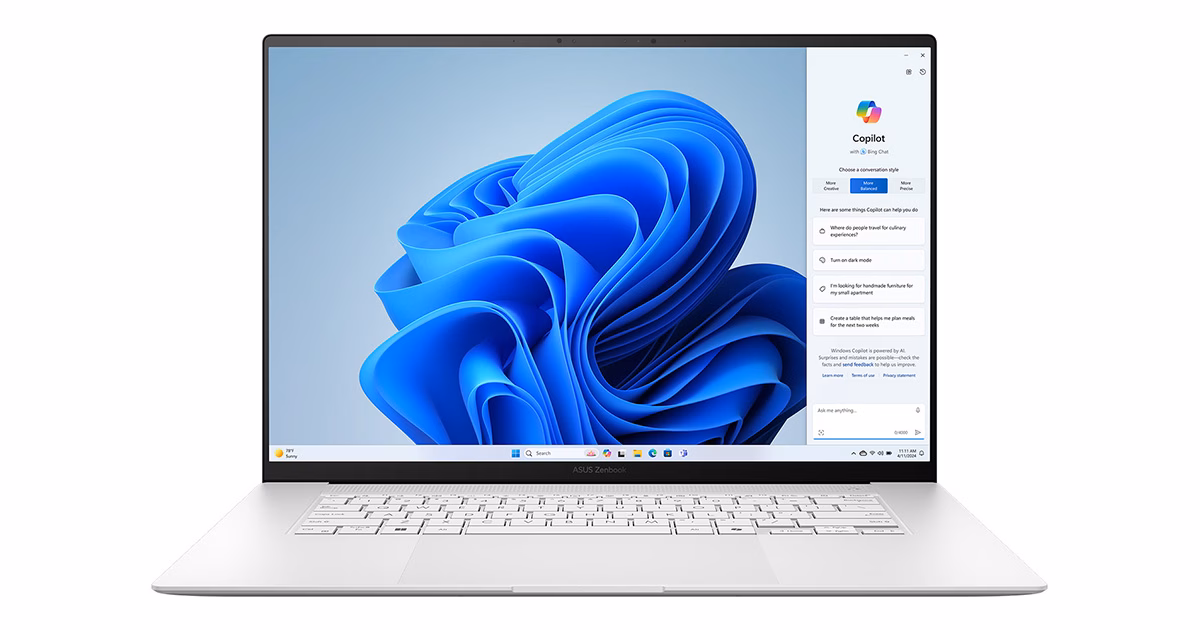 لپ تاپ ایسوس 16 اینچی مدل Zenbook S16 UM5606WA RAI9 HX 370 32GB 2TB Radeon