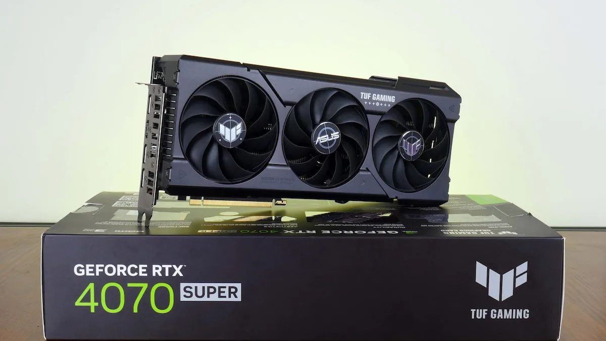 کارت گرافیک ایسوس مدل TUF Gaming GeForce RTX 4070 SUPER 12GB GDDR6X OC Edition حافظه 12 گیگابایت