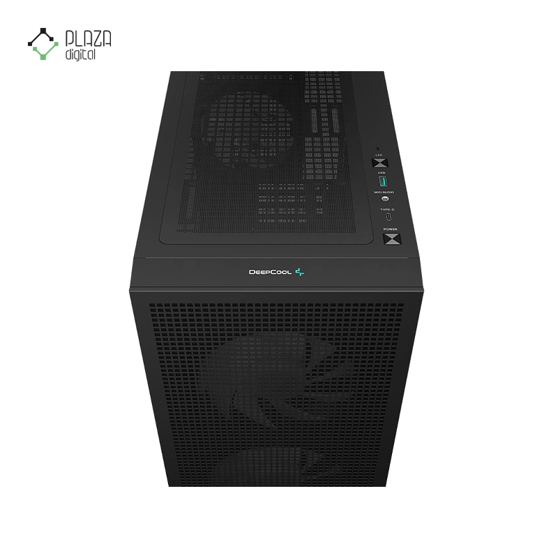 کیس کامپیوتر گیمینگ دیپ کول مدل CH360 Digital رنگ مشکی پلازا دیجیتال