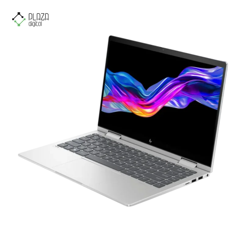 نمای چپ لپ تاپ اچ پی 14 اینچی مدل ENVY X360 14-ES1023DX Core 7 150U 16GB 1TB Iris Xe Pen پلازا دیجیتال