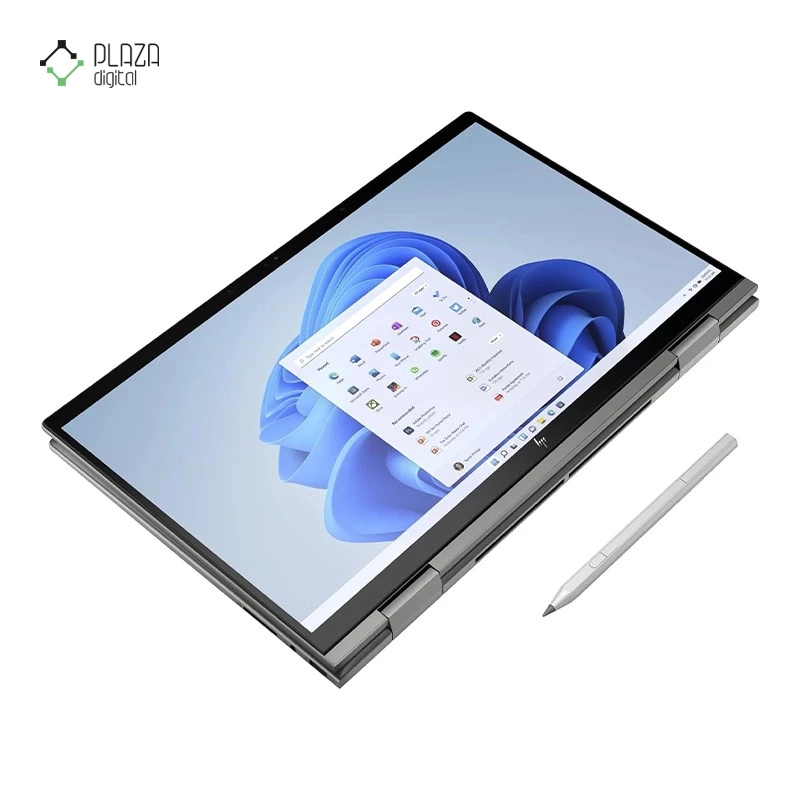 نمای بالا لپ تاپ اچ پی 15.6 اینچی مدل Envy X360 15 EW100 i7 1355U 16GB 512GB SSD Iris Xe پلازا دیجیتال