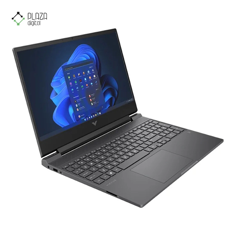 نمای سمت چپ لپ تاپ اچ پی 15.6 اینچی مدل Victus 15 FB1013DX R5 7535HS 16GB 512GB SSD RTX2050 پلازا دیجیتال