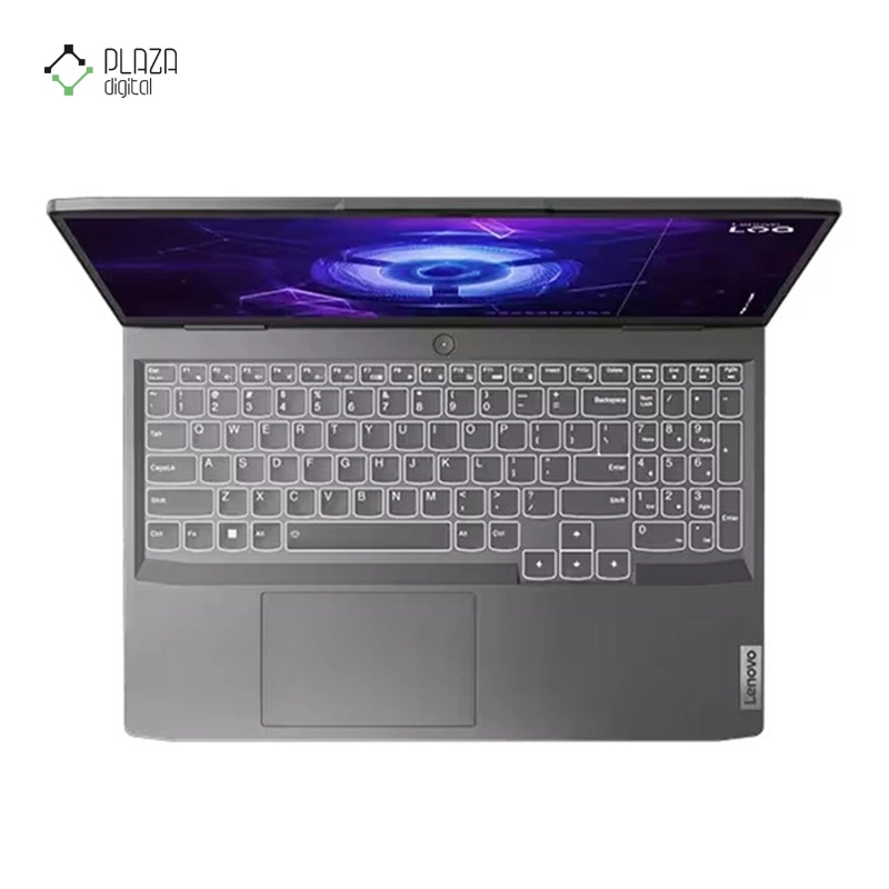 نمای کیبورد لپ تاپ لنوو 15.6 اینچی مدل LOQ i7 13700H 32GB 512GB SSD RTX4050 پلازا دیجیتال