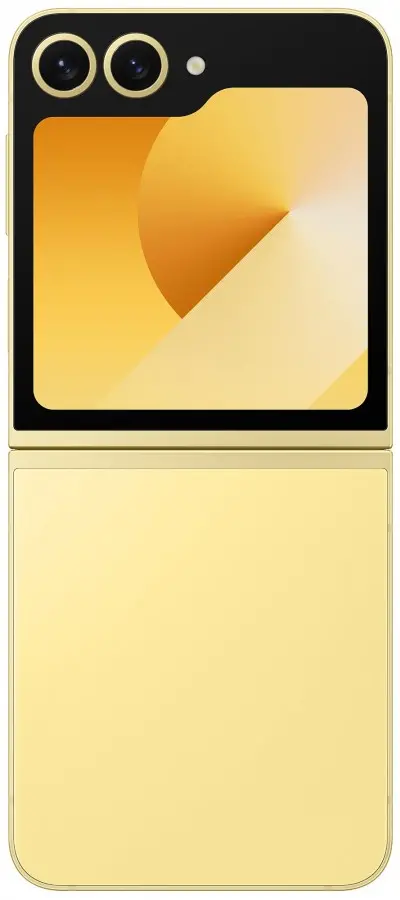 Samsung Galaxy Z Flip6 in yellow 3 jpg