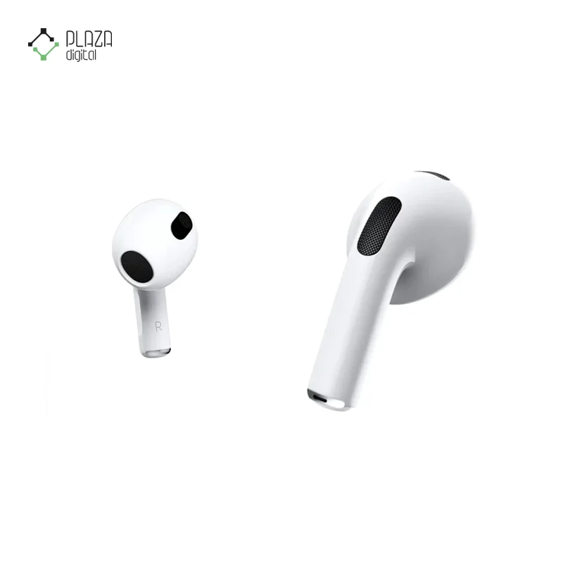 نمای هر دو طرف هندزفری بی سیم اپل مدل airpods 3