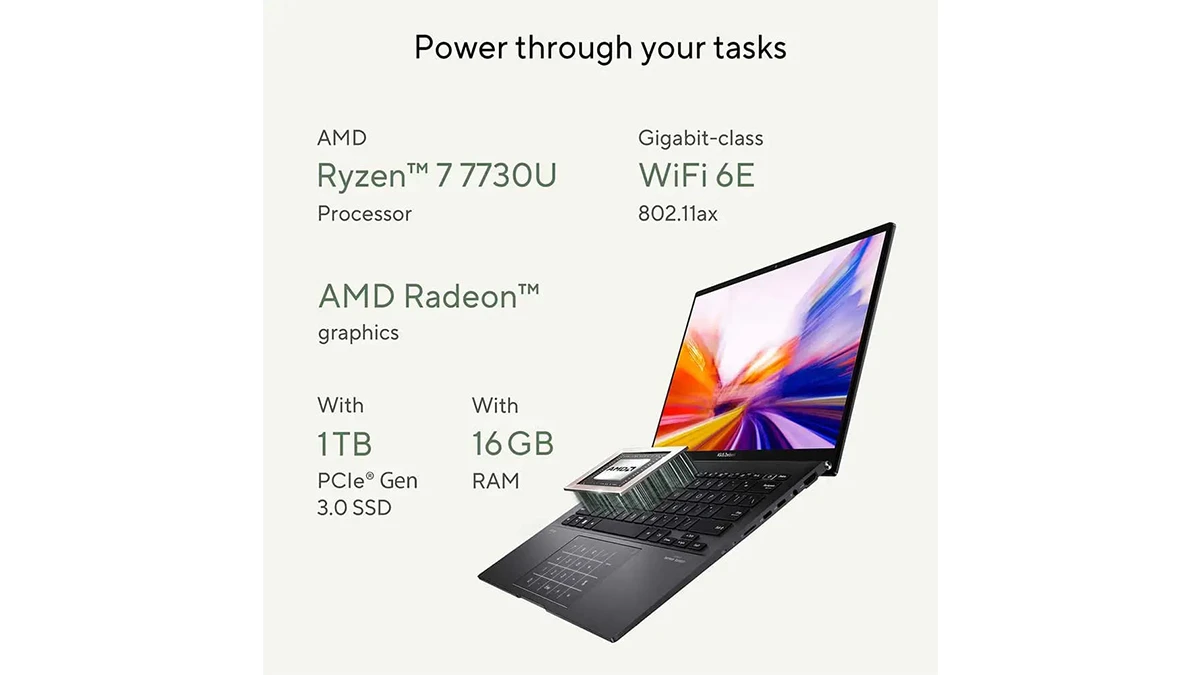 مشخصات سخت افزاری Zenbook 14 UM3402YA 