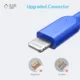 کابل تبدیل USB به لایتنینگ انکر 321 PowerLine II مدل A8433 طول 180 سانتی متر آبی پلازا دیجیتال