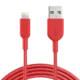 کابل تبدیل USB به لایتنینگ انکر 321 PowerLine II مدل A8433 طول 180 سانتی متر قرمز پلازا دیجیتال