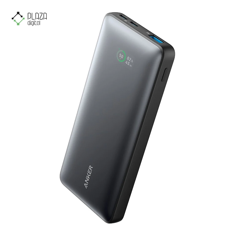 پاوربانک انکر PowerCore 25W 533 مدل A1249 با ظرفیت 10000 میلی آمپر مشکی پلازا دیجیتال