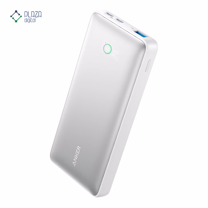 پاوربانک انکر مدل PowerCore 533 A1249H11 ظرفیت 10000 میلی آمپر ساعت رنگ سفید پلازا دیجیتال
