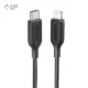 کابل تبدیل USB-C به لایتنینگ انکر 541 PowerLine III مدل A8832 طول 90 سانتی متر مشکی پلازا دیجیتال