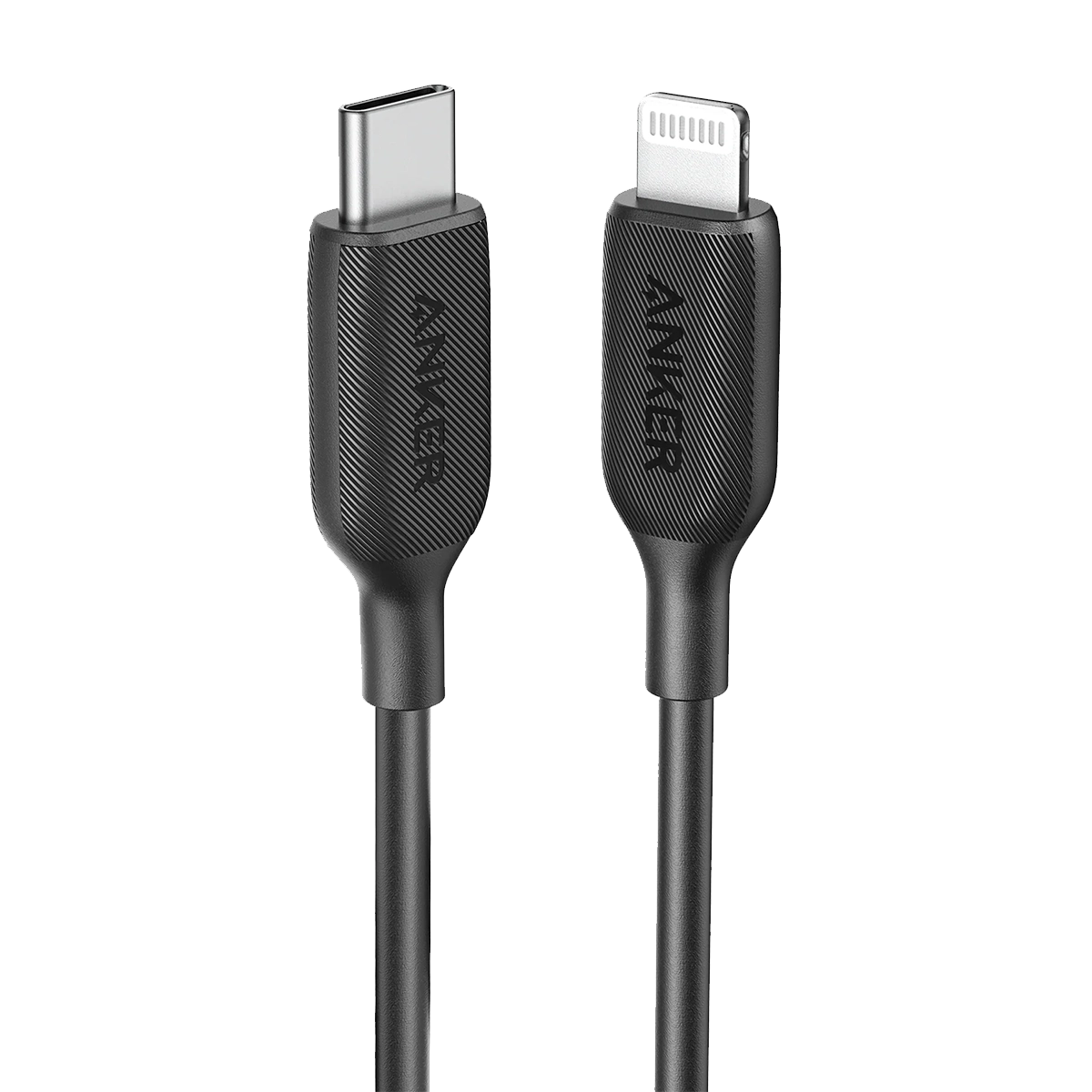 کابل تبدیل USB-C به لایتنینگ انکر 541 PowerLine III مدل A8832 طول 90 سانتی متر مشکی پلازا دیجیتال