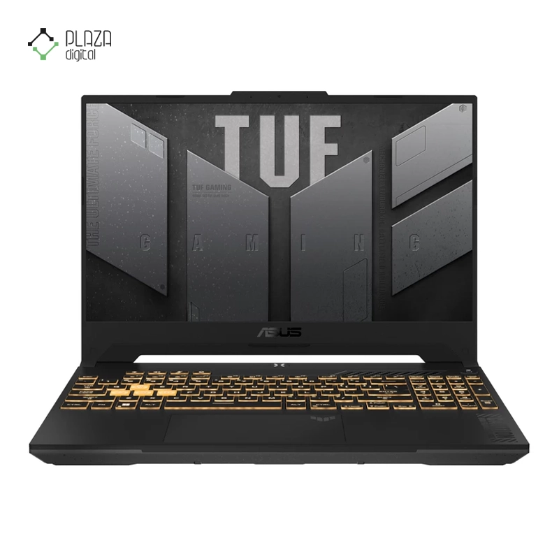 نمای جلو لپ تاپ ایسوس 15.6 اینچی مدل TUF Gaming F15 FX507VI i7 13620H 16GB 1TB RTX4070 پلازا دیجیتال