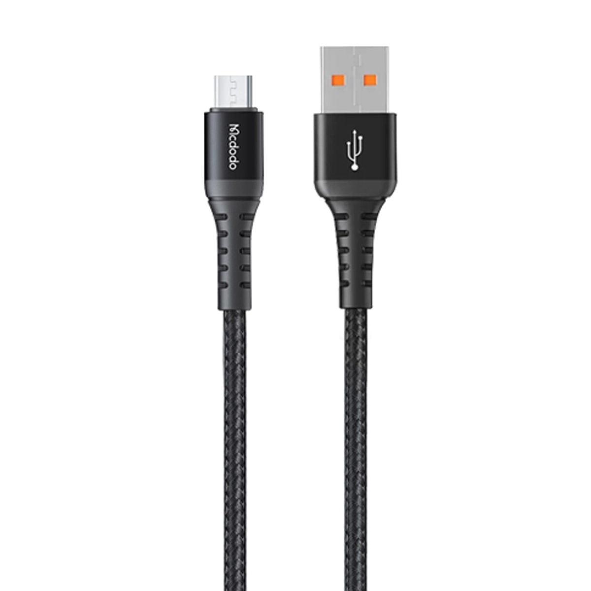 کابل تبدیل USB به microUSB مک دودو مدل CA-2280 طول 0.2 متر مشکی پلازا دیجیتال