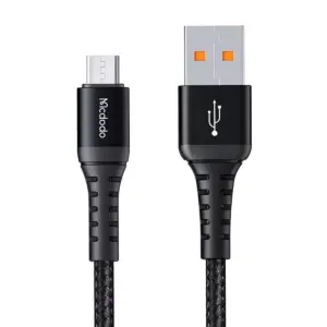 کابل تبدیل USB به microUSB مک دودو مدل CA-2281 طول 1 متر مشکی پلازا دیجیتال