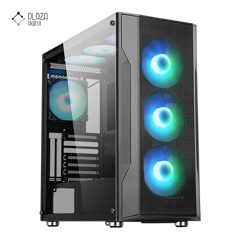 کیس کامپیوتر گیمینگ اوست مدل GT-AV12-BG پلازا دیجیتال