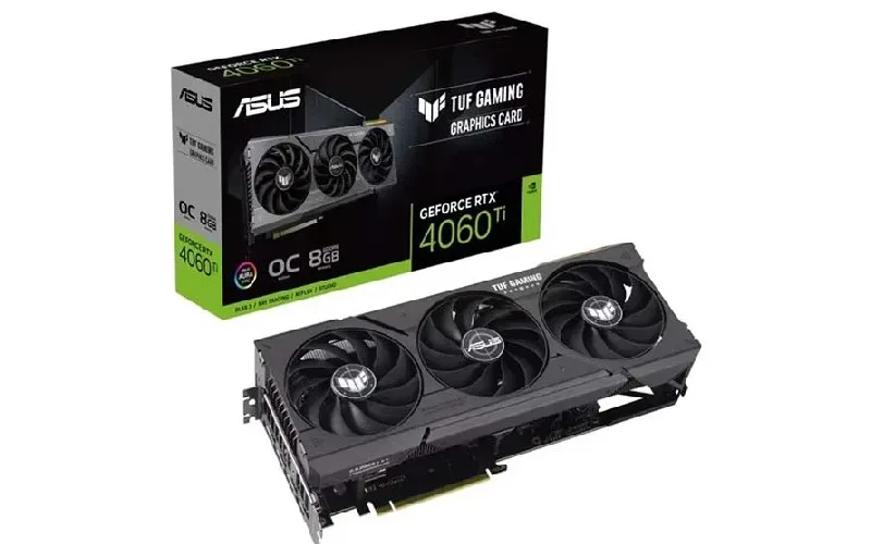 کارت گرافیک ایسوس مدل TUF GeForce RTX 4060 Ti 8GB GDDR6 OC Edition