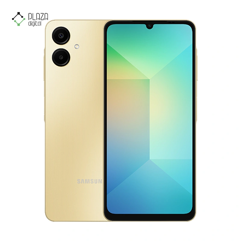 گوشی موبایل سامسونگ مدل Galaxy A06 4G ظرفیت 128 گیگابایت رم 6 گیگابایت رنگ طلایی پلازا دیجیتال