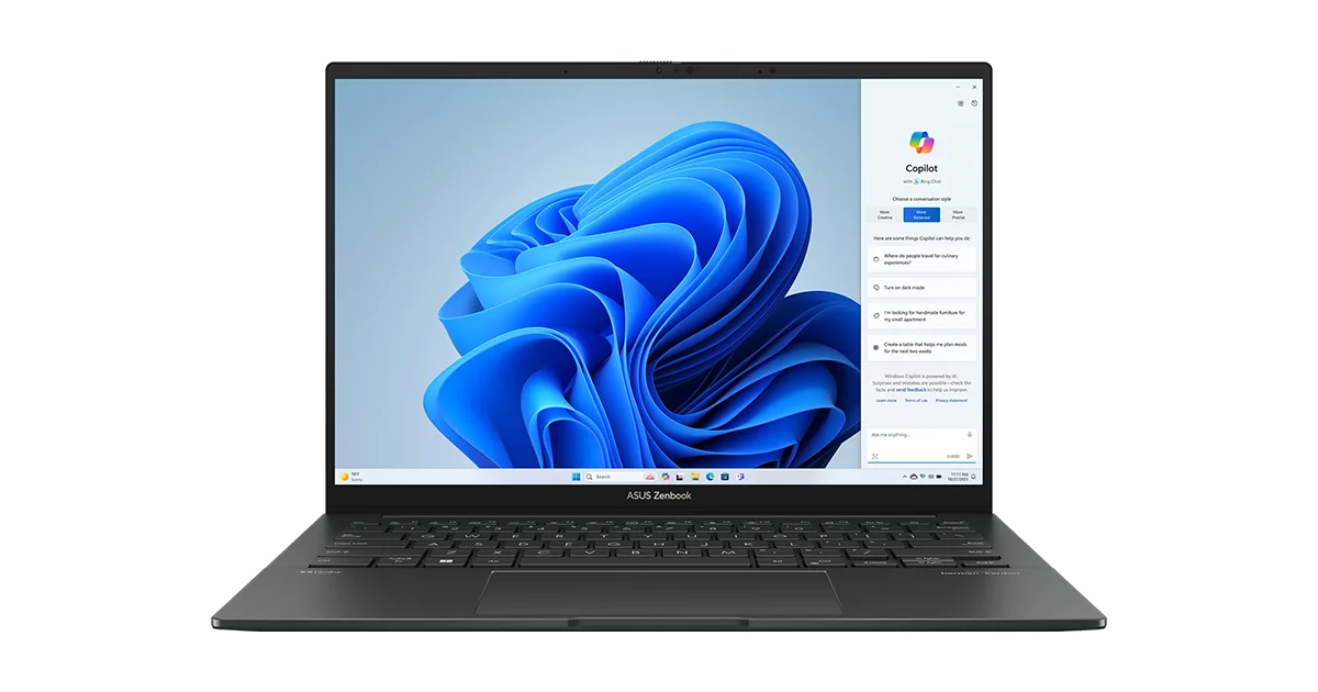 لپ تاپ ایسوس 14 اینچی مدل Zenbook 14 OLED Q425MA