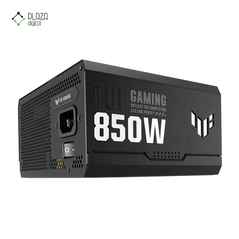 نمای جلو پاور کامپیوتر ایسوس مدل TUF Gaming 850W Gold پلازا دیجیتال