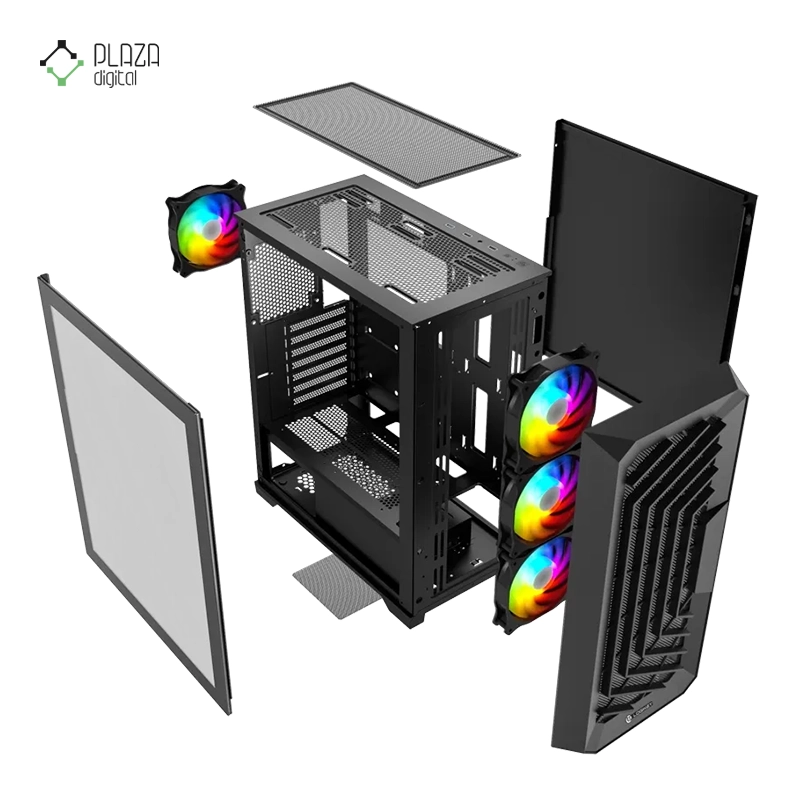 کیس کامپیوتر گیمینگ لاجیکی مدل C454B پلازا دیجیتال