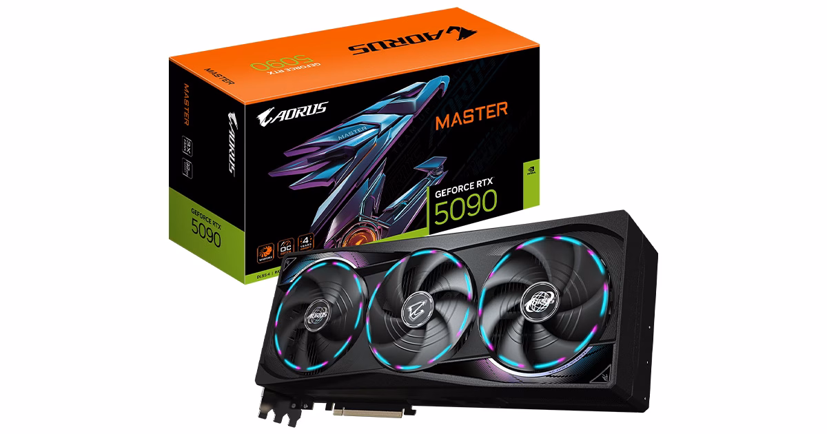 کارت گرافیک گیگابایت مدل AORUS GeForce RTX 5090 MASTER 32G