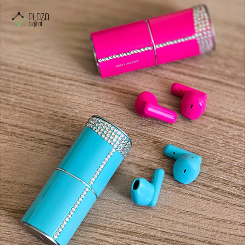 رنگ بندی هندزفری بلوتوثی گرین لاین مدل Lipstick True Wireless Earbuds پلازا دیجیتال