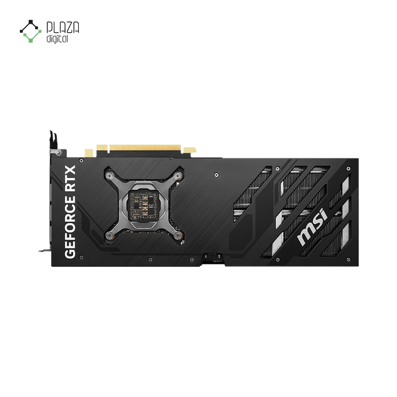 نمای پشت کارت گرافیک ام اس آی مدل GeForce RTX 4070 Ti SUPER 16G VENTUS 3X OC حافظه 16 گیگابایت پلازا دیجیتال