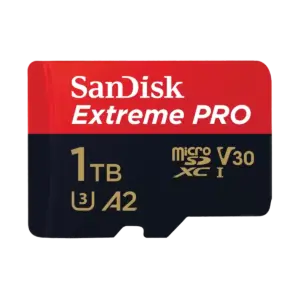 کارت حافظه microSDXC سن دیسک مدل Extreme Pro کلاس V30 استاندارد UHS-I سرعت 200MBps ظرفیت 1 ترابایت پلازا دیجیتال