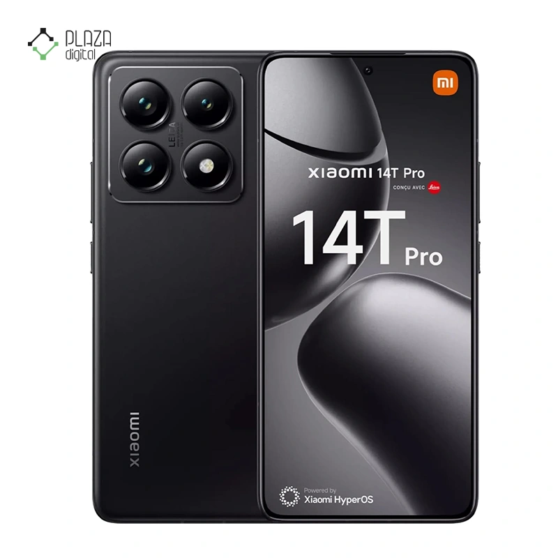 گوشی موبایل شیائومی مدل 14T Pro 5G ظرفیت 1 ترابایت رم 12 گیگابایت - گلوبال - رنگ مشکی پلازا دیجیتال