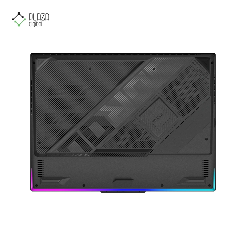 نمای زیر لپ تاپ ایسوس 16 اینچی مدل ROG Strix G16 G614JV i9 13980HX 32GB 1TB RTX4060 پلازا دیجیتال