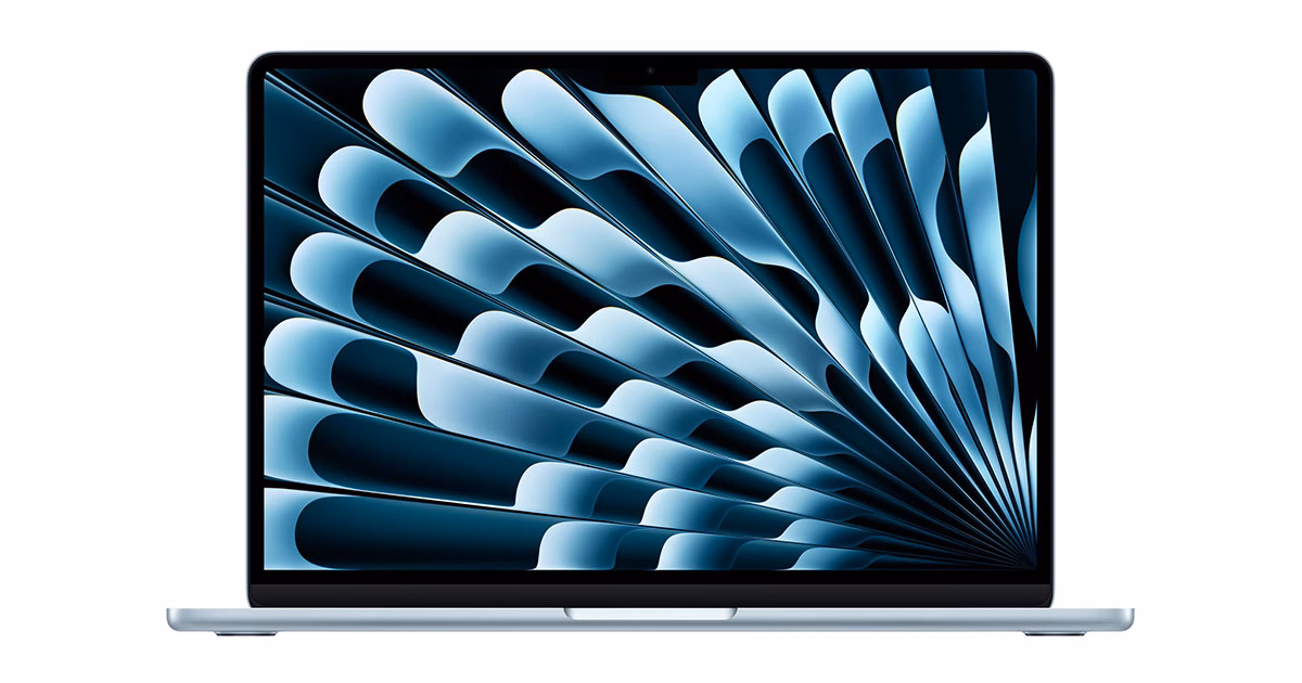 لپ تاپ اپل 13.6 اینچی مدل مک بوک ایر MC6V4 2025 M4 24GB 512GB
