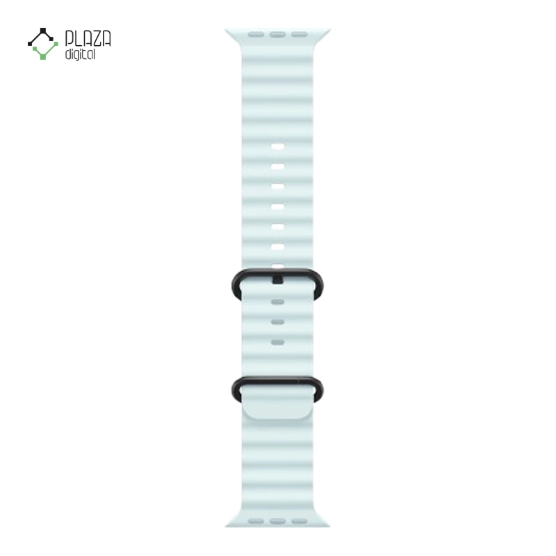 ساعت هوشمند اپل مدل Ultra 2 Ocean Band 49mm بدنه مشکی بند آبی روشن