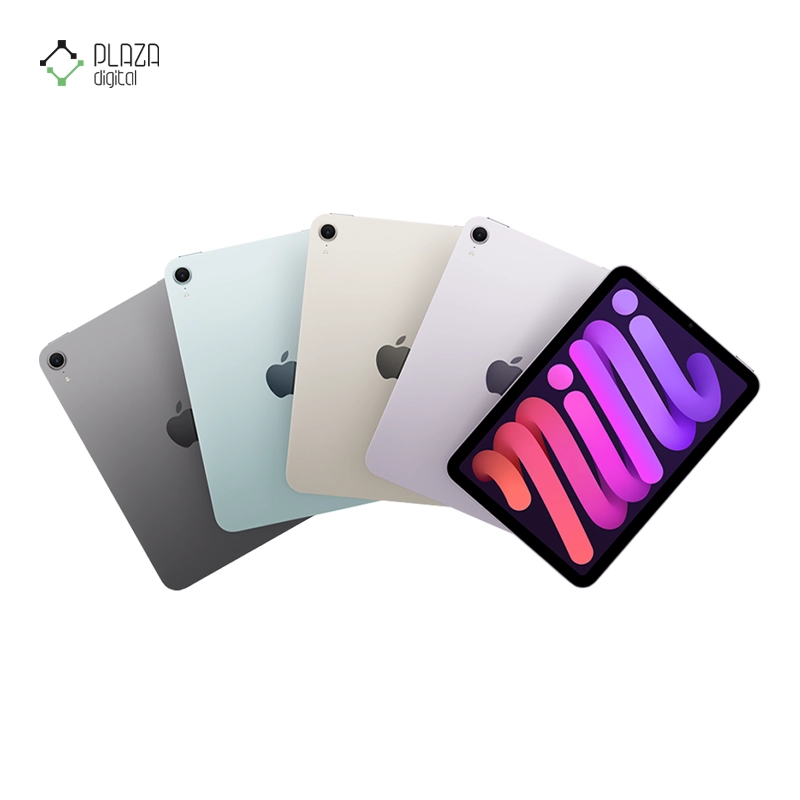 رنگ بندی تبلت اپل مدل iPad mini 7th Generation 2024 Wi-Fi ظرفیت 512 گیگابایت رم 8 گیگابایت پلازا دیجیتال