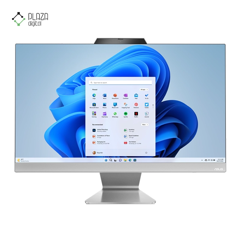 نمای جلو کامپیوتر All in One ایسوس 22 اینچی مدل E3202WBAK-WPB010M i5 1235U 8GB 512GB Iris Xe پلازا دیجیتال