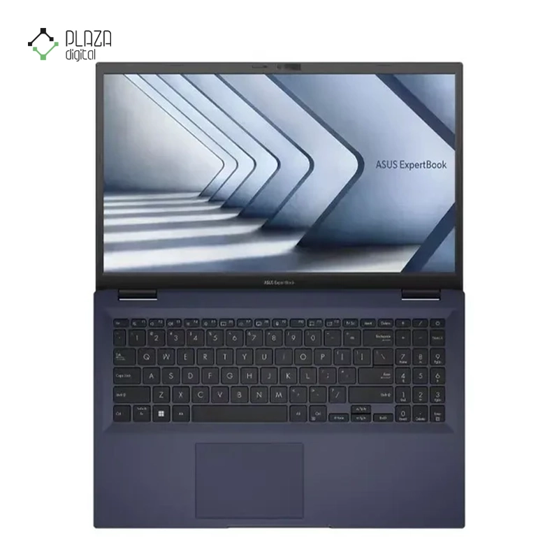 نمای بالا از کیبورد لپ تاپ ایسوس 15.6 اینچی مدل ExpertBook B1 B1502CBA-C i5 1235U 40GB 512GB UHD پلازا دیجیتال