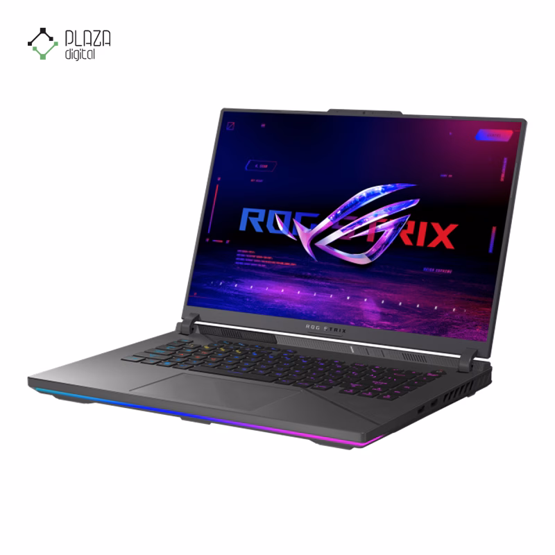نمای سمت چپ لپ تاپ ایسوس 16 اینچی مدل ROG Strix G16 G614JVR i9 14900HX 32GB 1TB RTX4060 پلازا دیجیتال