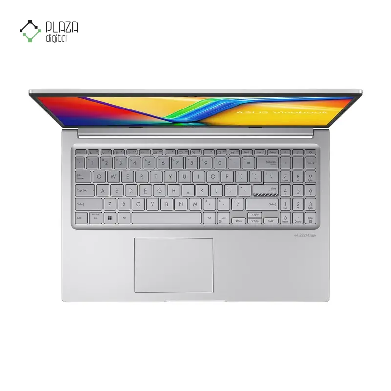 نمای کیبورد لپ تاپ ایسوس 15.6 اینچی مدل VivoBook 15 X1504VA-C i7 1355U 16GB 512GB UHD پلازا دیجیتال