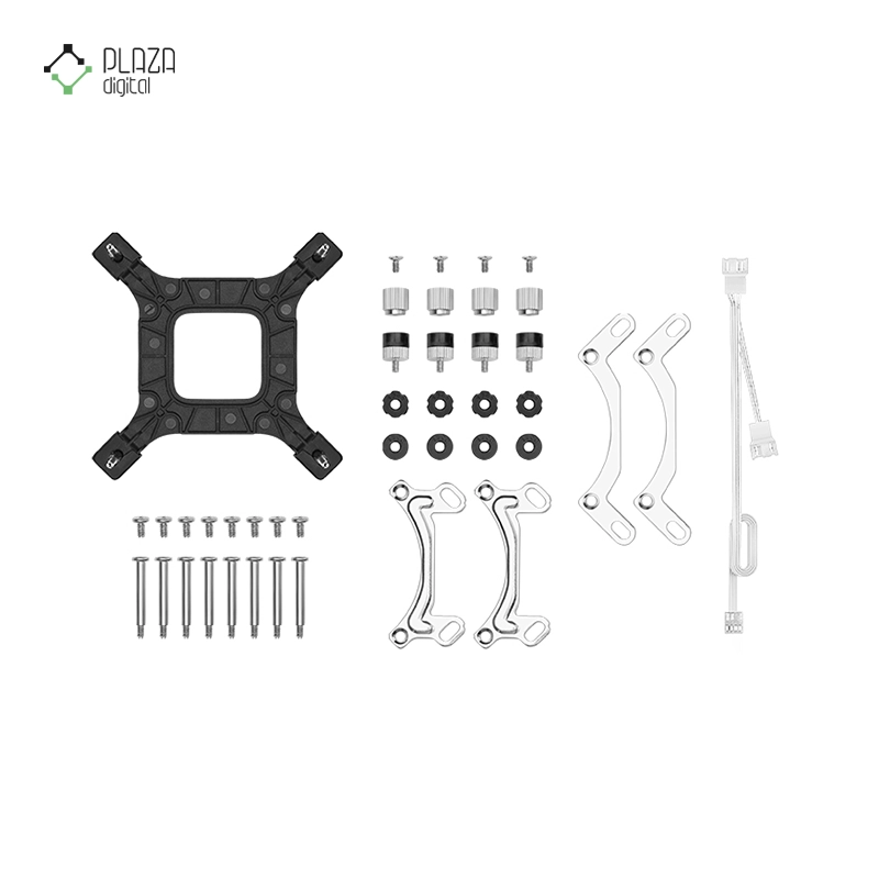 خنک کننده پردازنده مایع دیپ کول LE520 240mm ARGB سفید پلازا دیجیتال