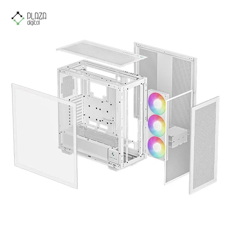 نمای جلو کیس کامپیوتر دیپ کول مدل MORPHEUS پلازا دیجیتال