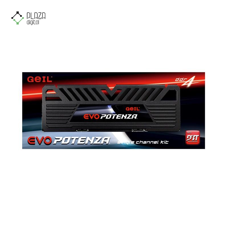 جعبه رم کامپیوتر DDR4 گیل مدل EVO Potenza تک کاناله 3000 مگاهرتز CL16 ظرفیت 16 گیگابایت پلازا دیجیتال