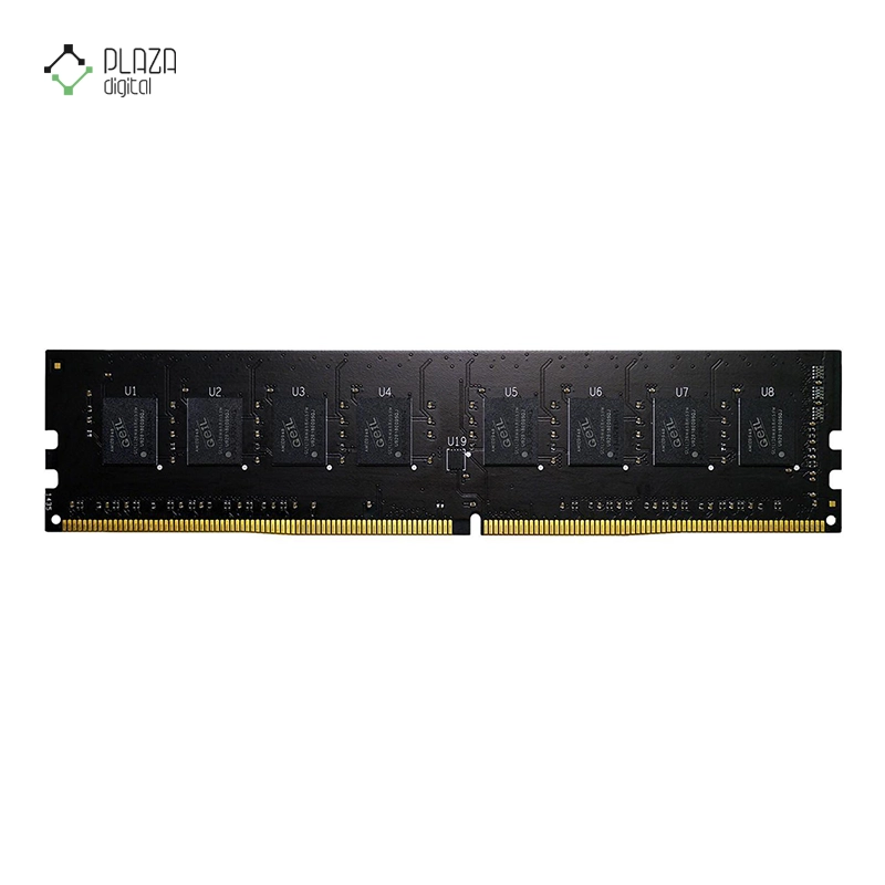 نمای جلو رم کامپیوتر DDR4 گیل مدل Pristine تک کاناله 3200 مگاهرتز CL22 ظرفیت 16 گیگابایت پلازا دیجیتال