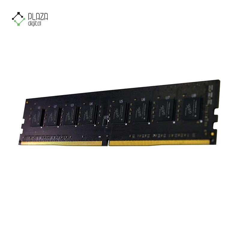 نمای کناری رم کامپیوتر DDR4 گیل مدل Pristine تک کاناله 3200 مگاهرتز CL22 ظرفیت 16 گیگابایت پلازا دیجیتال