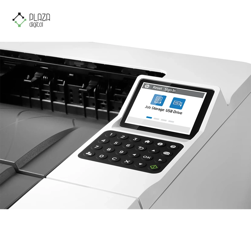 صفحه نمایش پرینتر تک کاره لیزری اچ پی مدل LaserJet Enterprise M406dn پلازا دیجیتال