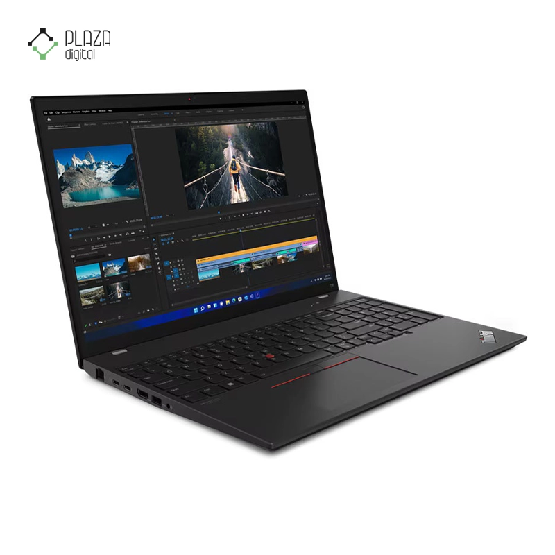 نمای سمت چپ لپ تاپ لنوو 16 اینچی مدل ThinkPad T16 Gen 1 i5 1235U 16GB 1TB Iris Xe پلازا دیجیتال