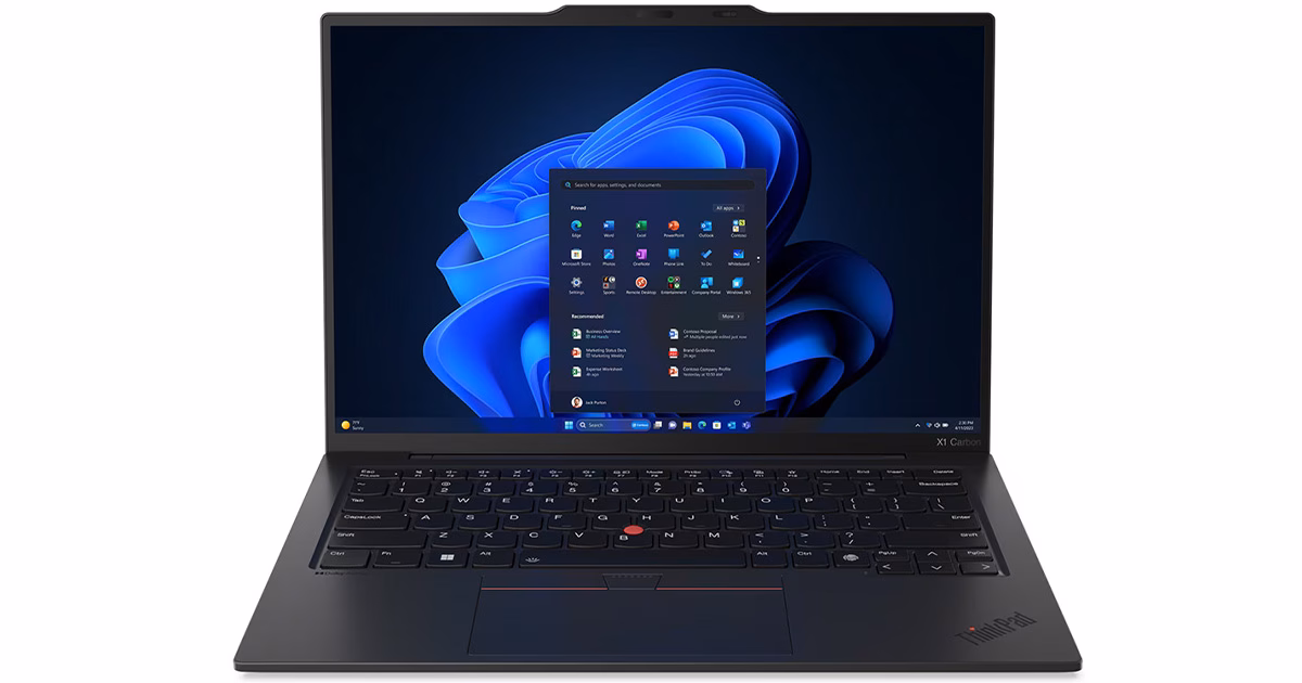 لپ تاپ لنوو 14 اینچی مدل ThinkPad X1 Carbon Ultra 7 155U 32GB 1TB
