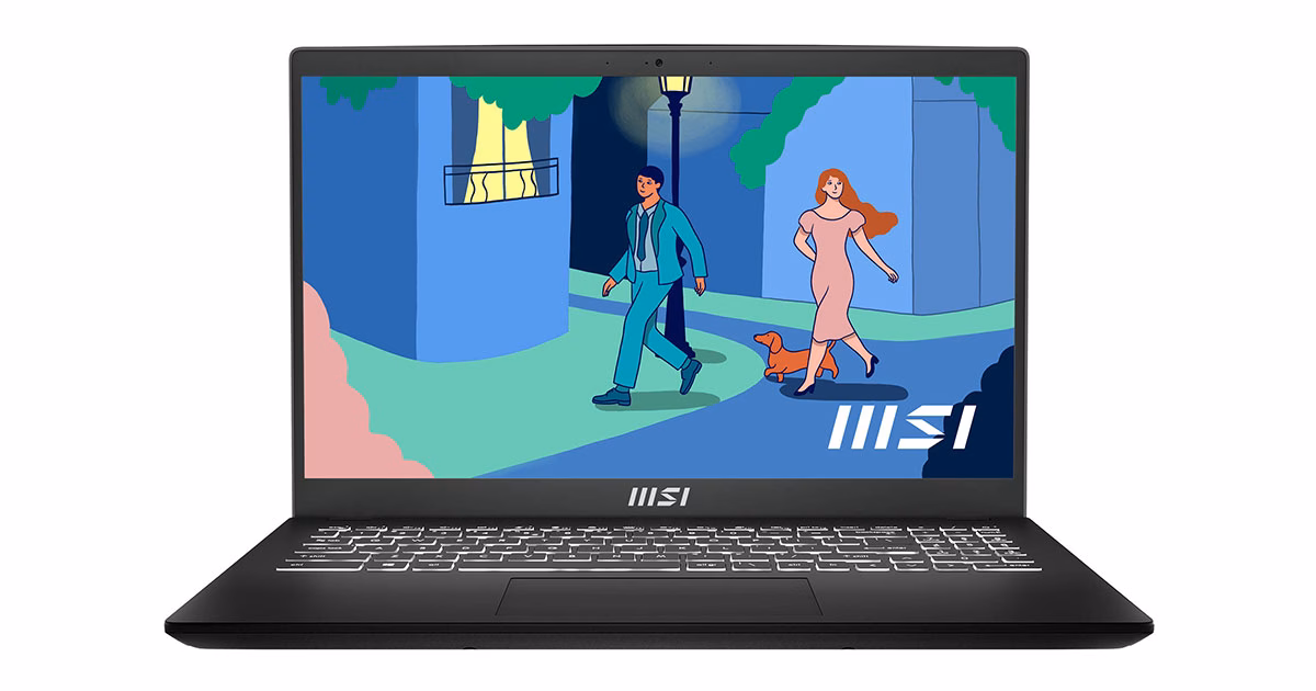 لپ تاپ ام اس ای 15.6 اینچی مدل Modern 15 H B13M i5 13420H 16GB 1TB SSD Iris Xe