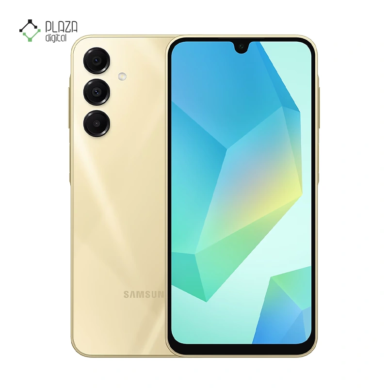 گوشی موبایل سامسونگ مدل Galaxy A16 5G ظرفیت 128 گیگابایت رم 6 گیگابایت رنگ طلایی پلازا دیجیتال