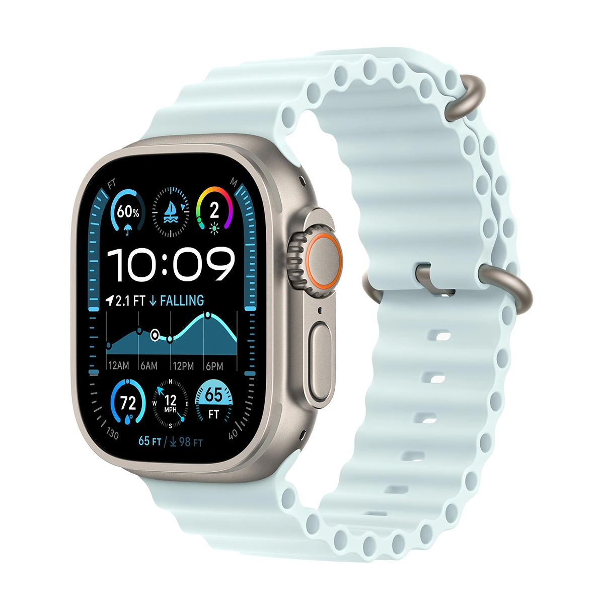 ساعت هوشمند اپل مدل Ultra 2 Ocean Band 49mm پلازا دیجیتال